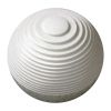 12" White Sandstone LED Garden Stone