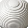 12" White Sandstone LED Garden Stone