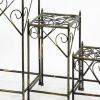 28" Black And Gold Metal Garden Accents Accessories
