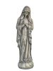 32" Gray Polyresin Virgin Mary Outdoor Statue