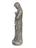 32" Gray Polyresin Virgin Mary Outdoor Statue