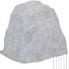 22" Gray Polyresin Faux Rock