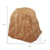 22" Sand Polyresin Faux Rock