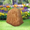 22" Sand Polyresin Faux Rock