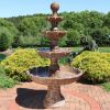 80" Brown Heavy Duty Plastic Garden Fountain