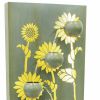 49" Light Green Steel LED lights Garden Fountain