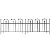 Black Steel Garden Stake