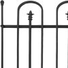 Black Steel Garden Stake