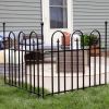 Black Steel Garden Stake