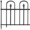 Black Steel Garden Stake