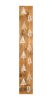 59" Natural And White Solid Wood Christmas Christmas Trees Porch Sign