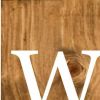 si47" Natural And White Solid Wood Welcome Porch Sign