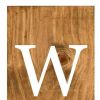 si47" Natural And White Solid Wood Welcome Porch Sign