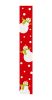 47" Red And White Solid Wood Snowman Porch Sign