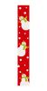 59" Red And White Solid Wood Snowman Porch Sign