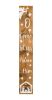 47" Natural And White Solid Wood Christmas Nativity Porch Sign