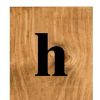 47" Black And Natural Solid Wood Wildflowers Hello Porch Sign