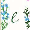 47" Green And White Solid Wood Floral Bouquet Hello Porch Sign