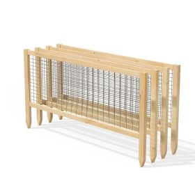 4 Pack Cedar Garden Trellis Set - 45 x 23.5 inch Each - Made in USA