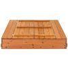 Sturdy Brown Cedar Kids Complete Seated Bench Sandbox