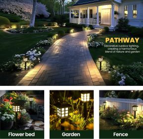 GIGALUMI Solar Outdoor Lights12 Pack LED Solar Lights Outdoor Waterproof Solar