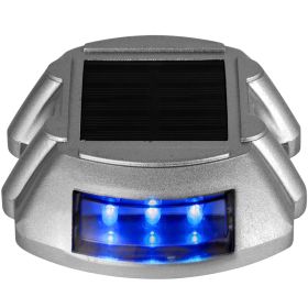 Driveway Lights 16-Pack, Solar Driveway Lights with Switch Button, Solar Deck Lights Waterproof