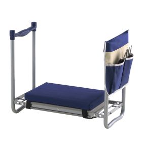 Garden Kneeler and Seat, 11 in Wide Thick Kneeling Pad, Heavy Duty Garden Kneeling Stool, Folding Garden Seat with 1 Tool Bag