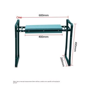 Foldable Garden Kneeler and Seat with Tool Bag Gardening Bench EVA Foam Pad Garden Kneeler Seat Gardening Gifts for Women Men