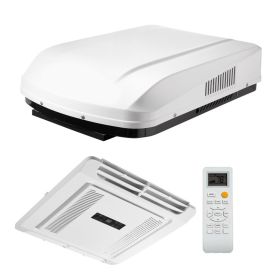 RV Air Conditioner, 15000 BTU RV AC Unit, 120V Non-Ducted Rooftop Air Conditioner With Heat Pump And Cooling, Variable Speed Easy Install Quiet A (Option: Default)