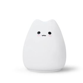 Silicone Touch Sensor LED Night Light For Children Baby Kids (Option: Dumb cat)