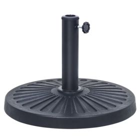 26.5 Lbs Outdoor Patio Market Umbrella Base, Patio Umbrella Stand For Yard Garden Poolside In Black  Shipment From Walmart (Option: Default)
