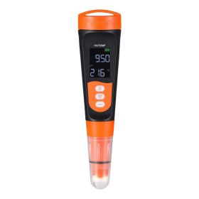 PH Meter, 0-14 PH Range, IP68 Waterproof Probe, Pocket Tester Kit With Calibration Powder Packets, VA Display Screen, For Drinking Water, Hydropo (Option: Default)