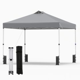Outdoor Commercial Canopy Tent With Storage Bag For Various Outdoor Adventures, Camping, BBQs, Markets, Etc (Option: Gray)