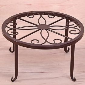 Heavy Duty 50lb Metal Potted Plant Stands (Color: BLACK)