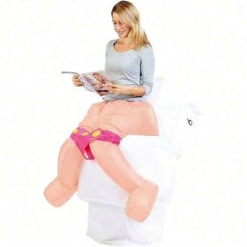 Perfect Valentine Gift Inflatable Costume For Adults With Pump Hilarious Blow Up Halloween Party Outfit, Group Costumes For Bachelorette Birthday (Option: IF girl)